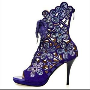 Rhinestone booties